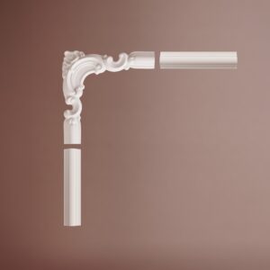 Chenar din poliuretan, Manavi, CR810BL - 21x1.8x21 cm