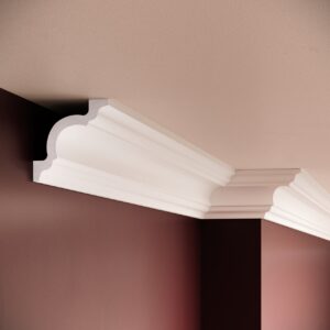 Cornisa polimer rigid, Manavi, C8 - 8x8x200 cm