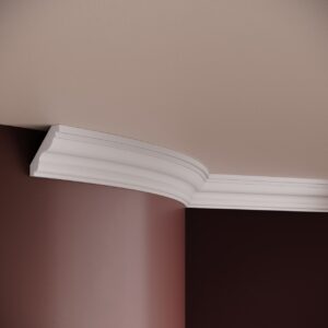 Cornisa poliuretan flexibil, Manavi, P904F - 5.5x5.5x200 cm